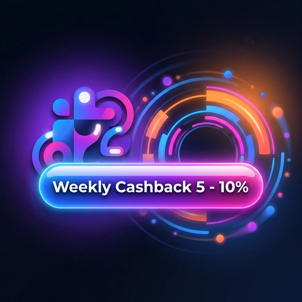 Weekly Cashback 5 - 10%
